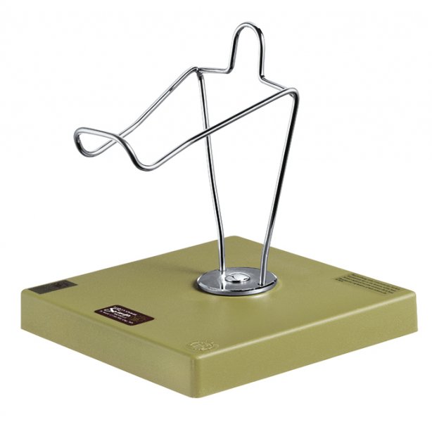Metal Stand with green Base