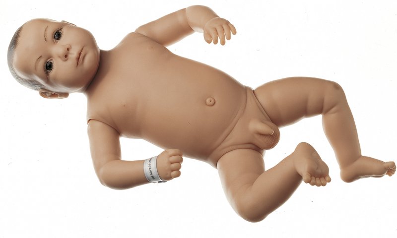 Säuglingspflegebaby, männlich